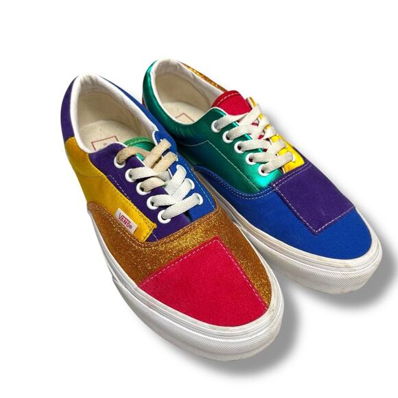 Vans Other - Vans Multicolor Patchwork Sneakers UA Era Pride Men’s 8.5 Women’s 10